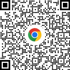 用于在移动设备中下载 Chrome 浏览器的二维码