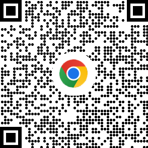 用于在移动设备中下载 Chrome 浏览器的二维码