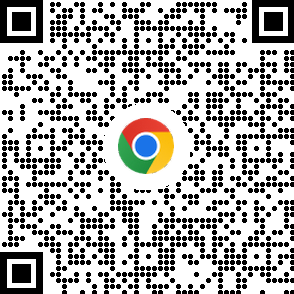 用于在移动设备中下载 Chrome 浏览器的二维码