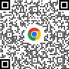 用于在移动设备中下载 Chrome 浏览器的二维码