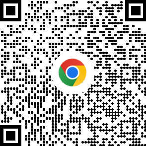 用于在移动设备中下载 Chrome 浏览器的二维码