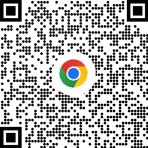 用于在移动设备中下载 Chrome 浏览器的二维码