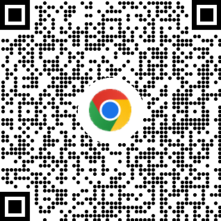 用于在移动设备中下载 Chrome 浏览器的二维码