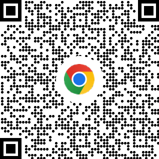 用于在移动设备中下载 Chrome 浏览器的二维码