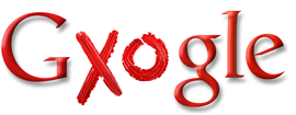 Google 09年情人节logo